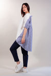 MAGLIA MAXI OVER TINTA UNITA + RIGHE