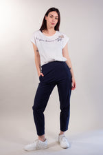 PANTALONE OVETTO COTONE TASCHINO