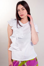 T-SHIRT FRAPPA LATERALE