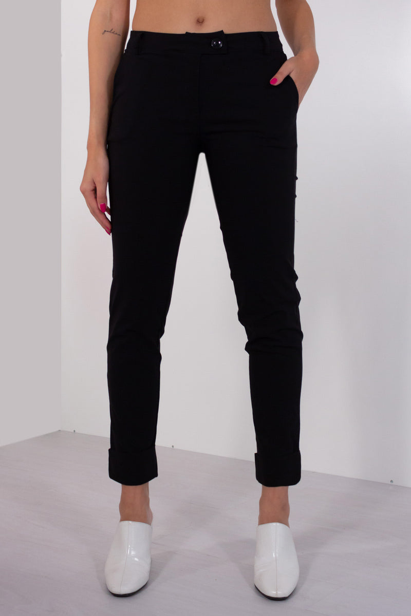 PANTALONE RISVOLTO BENGALINA