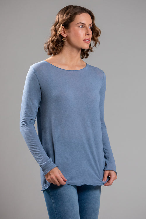 MAGLIA INTERMEDIA MISTO CASHMERE
