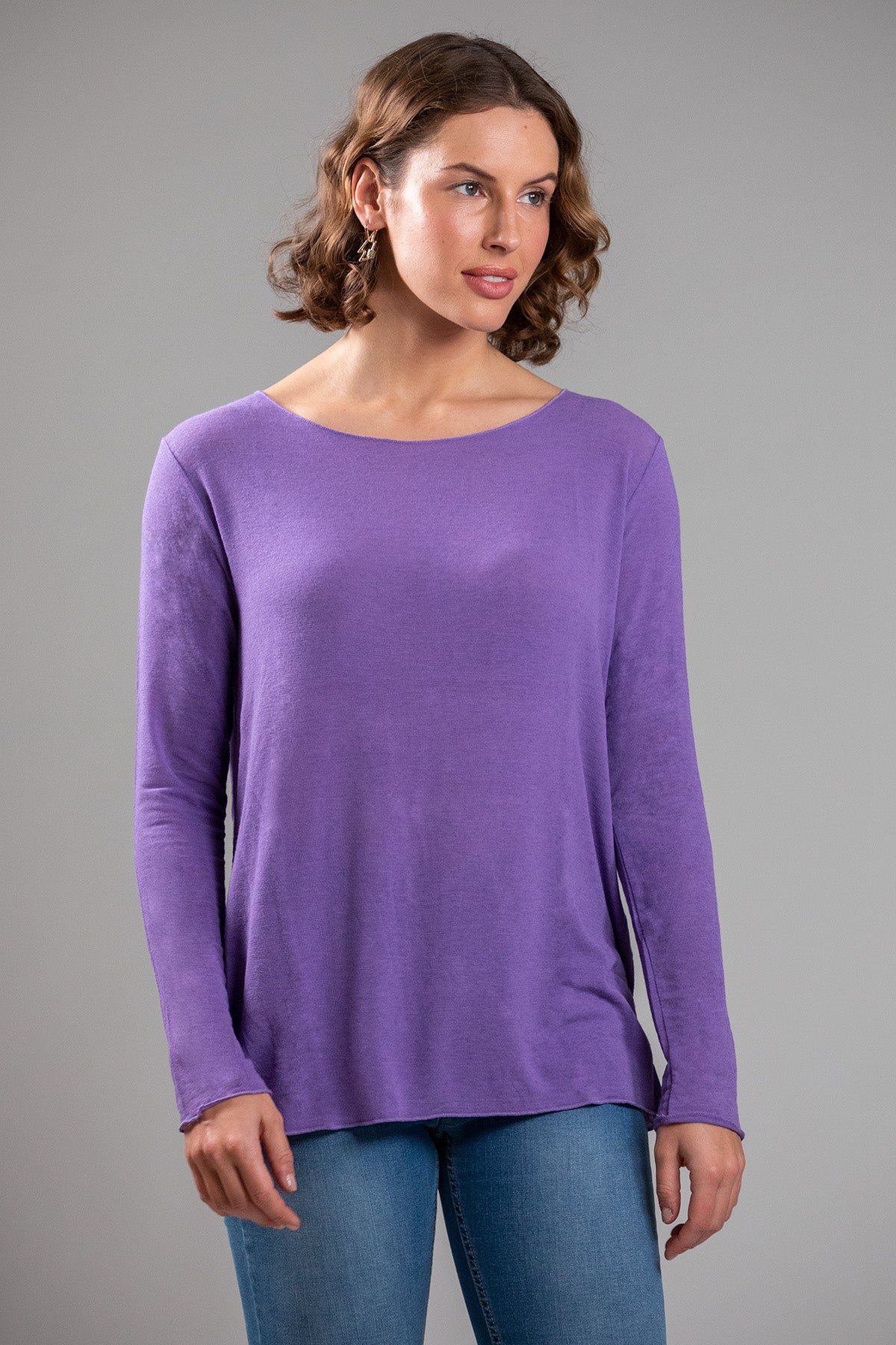CASHMERE MIXED INTERMEDIATE SWEATER