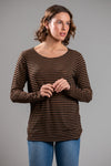 MAGLIA RIGATA INTERMEDIA MISTO CASHMERE